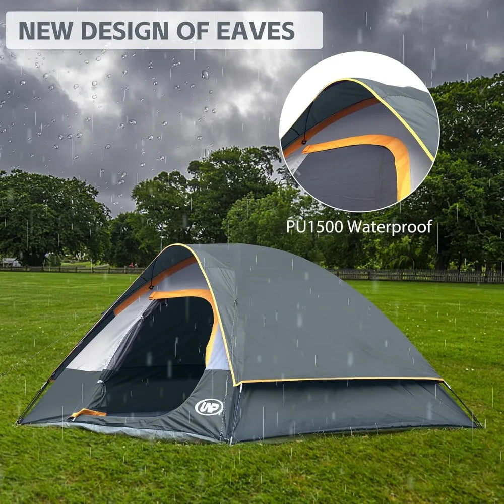 4-Person Lightweight Waterproof Camping Tent