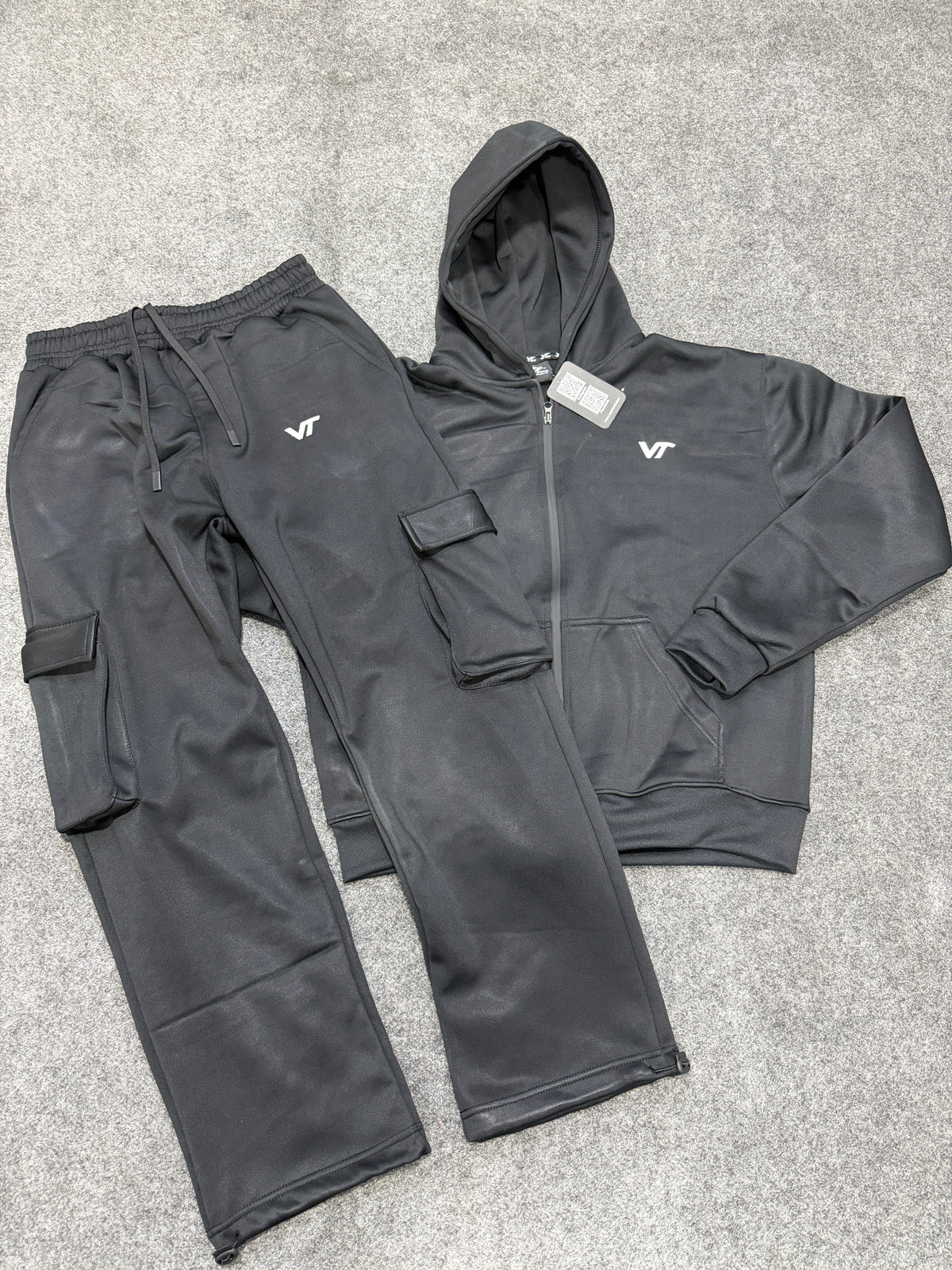 VOY TREND Premium 6-Pocket Baggy Tracksuit – Zip-Up Hoodie