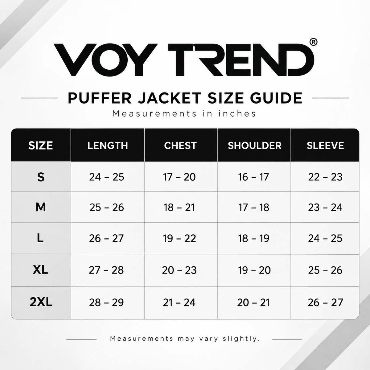 VOY TREND™ Men’s Glossy Black Hooded Puffer Jacket – Premium Winter Wear