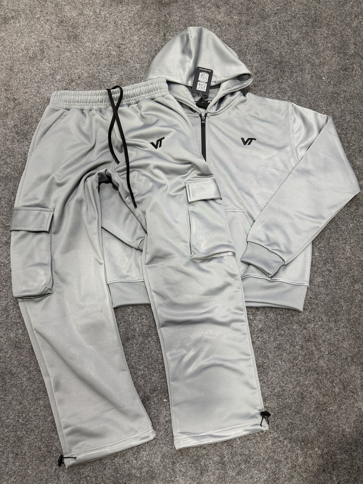 VOY TREND Premium 6-Pocket Baggy Tracksuit – Zip-Up Hoodie