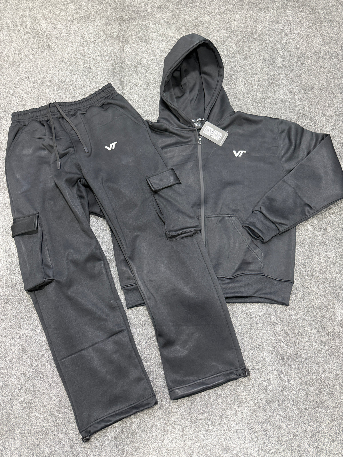 VOY TREND Premium 6-Pocket Baggy Tracksuit – Zip-Up Hoodie