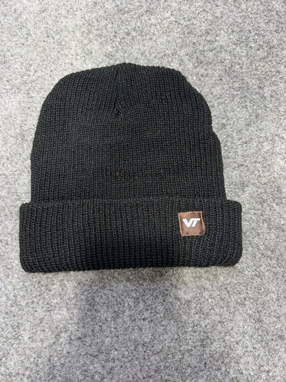 Voy Trend Premium Ribbed Knit Beanie – Grey & Black
