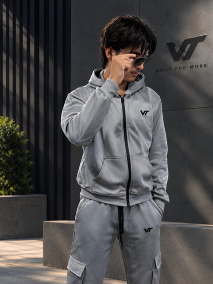 VOY TREND Premium 6-Pocket Baggy Tracksuit – Zip-Up Hoodie