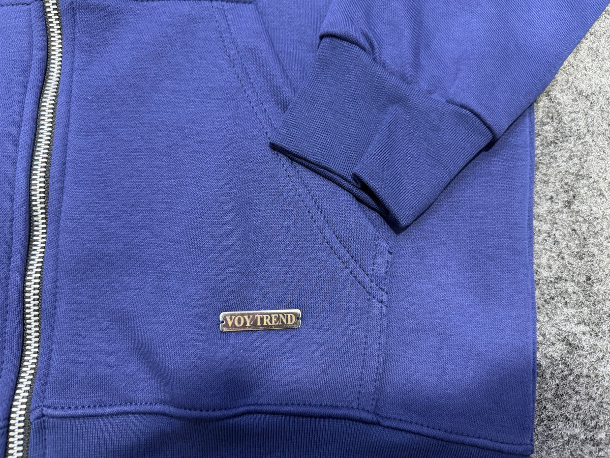 VOY TREND Zipper Hoodie – 100% Cotton Fleece | 320 GSM