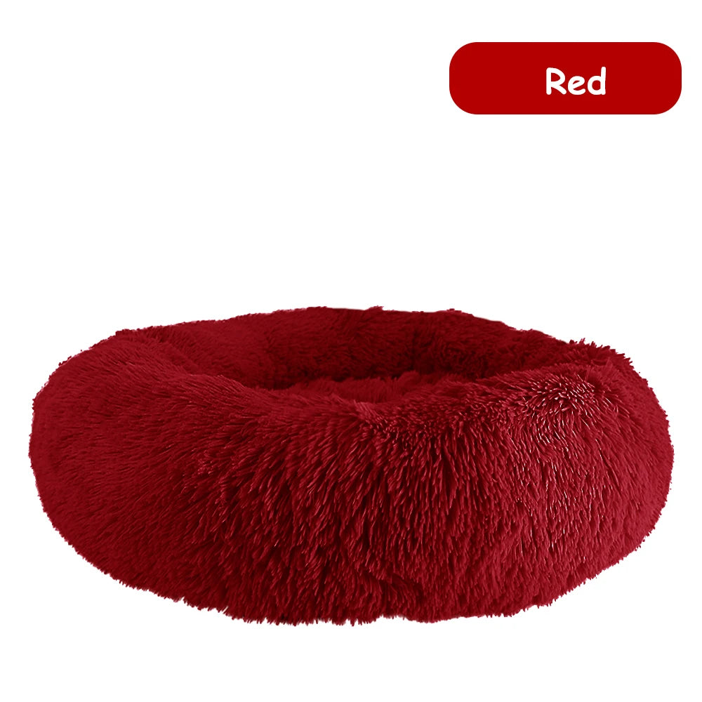 Calming Donut Bed for Dogs & Cats