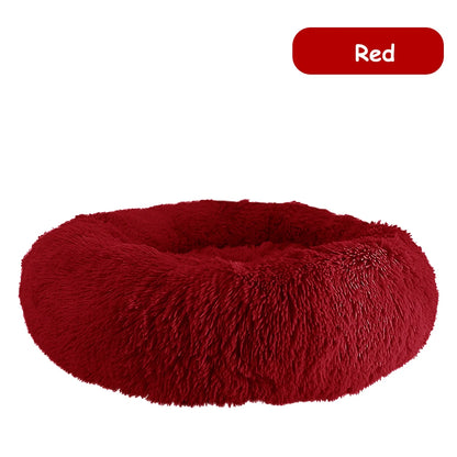 Calming Donut Bed for Dogs & Cats