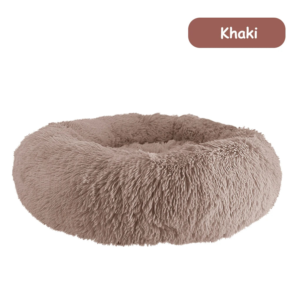 Calming Donut Bed for Dogs & Cats