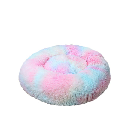 Calming Donut Bed for Dogs & Cats