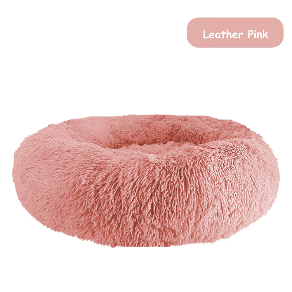 Calming Donut Bed for Dogs & Cats