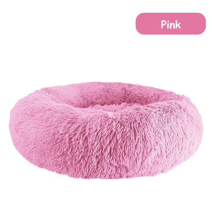 Calming Donut Bed for Dogs & Cats