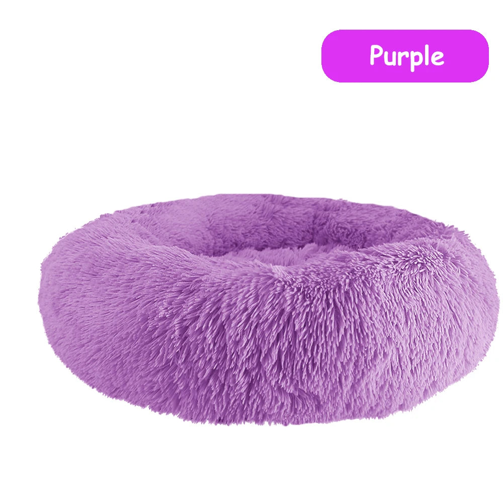 Calming Donut Bed for Dogs & Cats