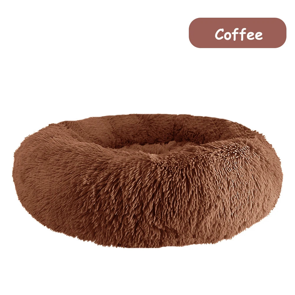 Calming Donut Bed for Dogs & Cats
