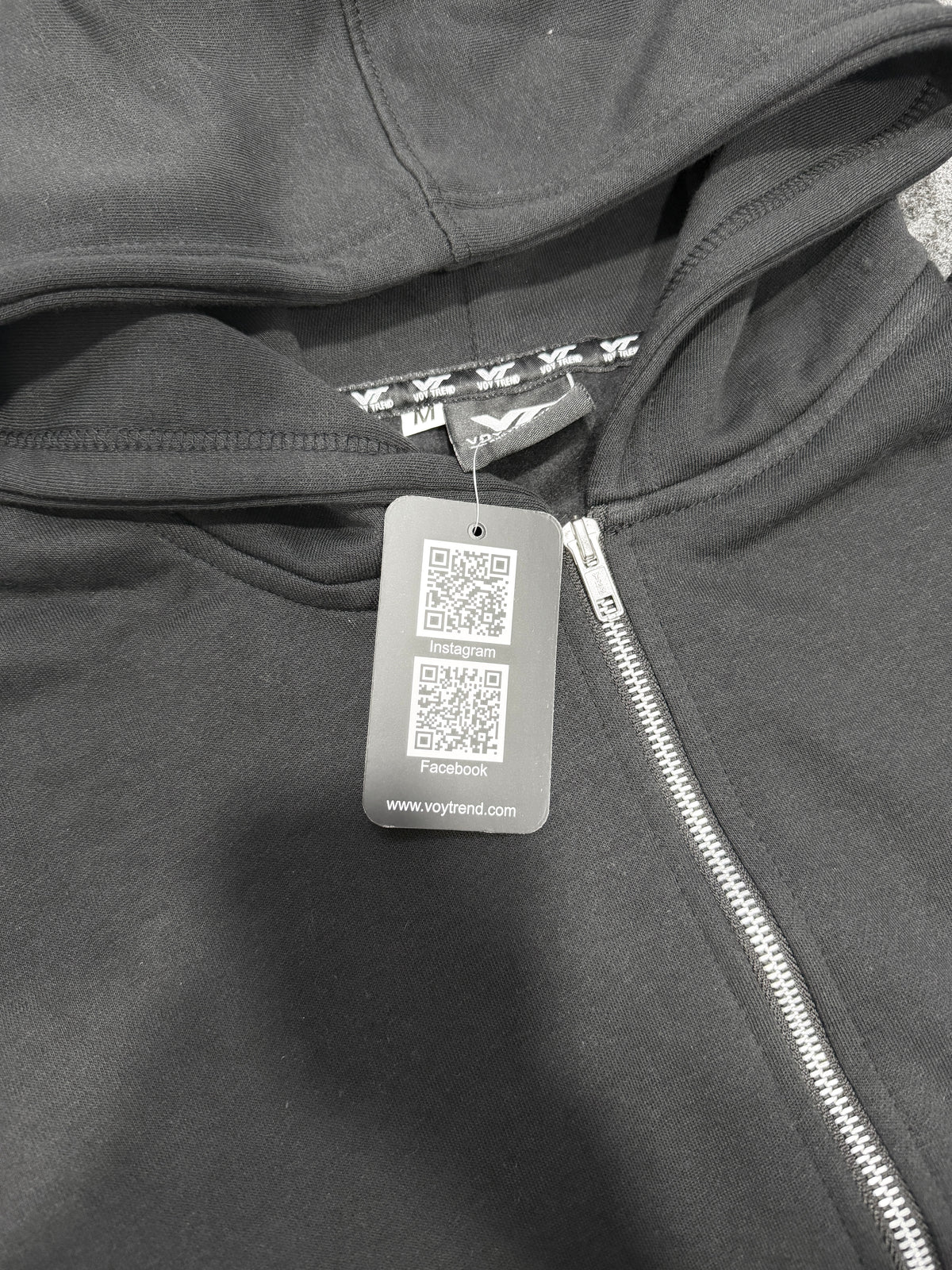 VOY TREND Zipper Hoodie – 100% Cotton Fleece | 320 GSM