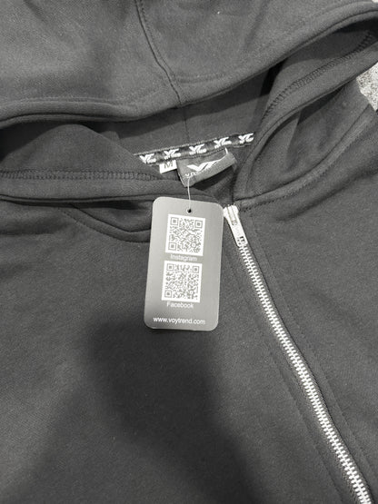 VOY TREND Zipper Hoodie – 100% Cotton Fleece | 320 GSM