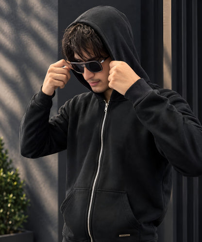 VOY TREND Zipper Hoodie – 100% Cotton Fleece | 320 GSM