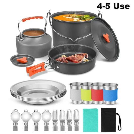 Compact Outdoor Camping Cookware Set