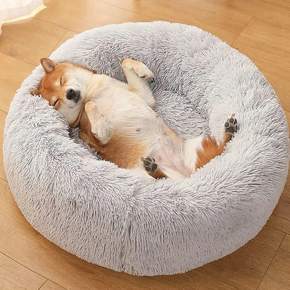 Calming Donut Bed for Dogs & Cats