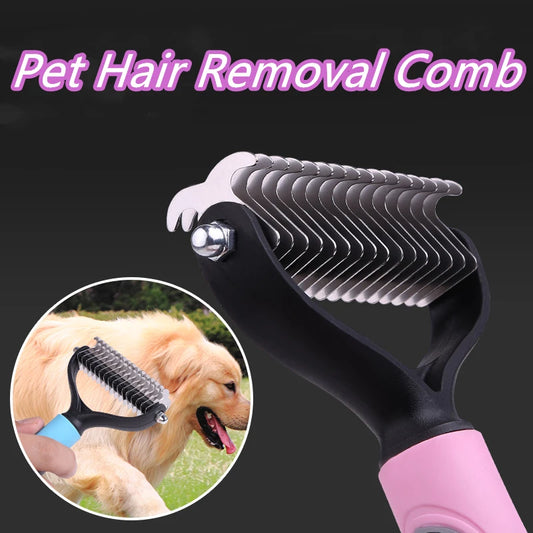 Pet Fur Knot Remover Comb – Dog Grooming Tool