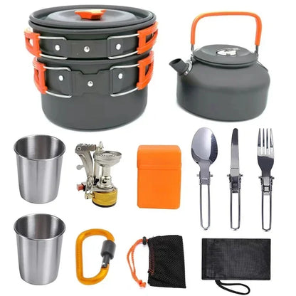 Compact Outdoor Camping Cookware Set