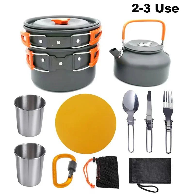Compact Outdoor Camping Cookware Set