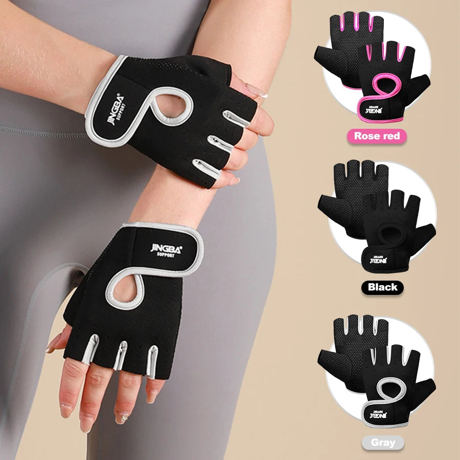 Anti-Slip Half Finger Gym Gloves