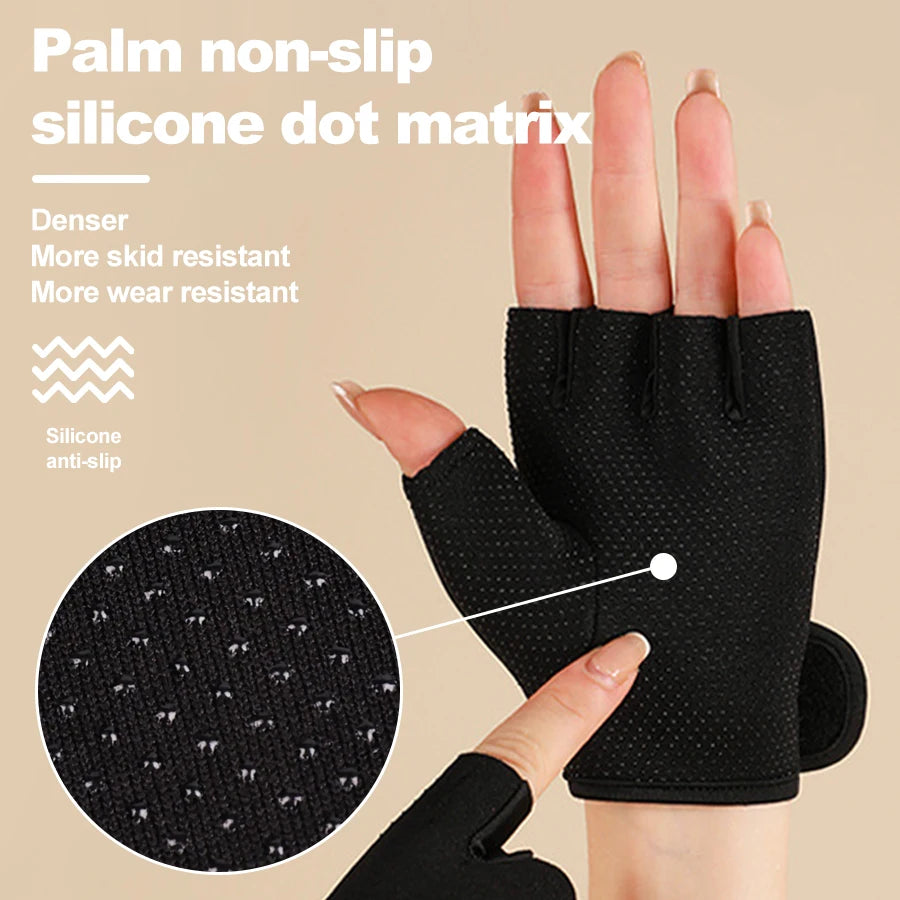 Anti-Slip Half Finger Gym Gloves