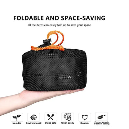 Compact Outdoor Camping Cookware Set