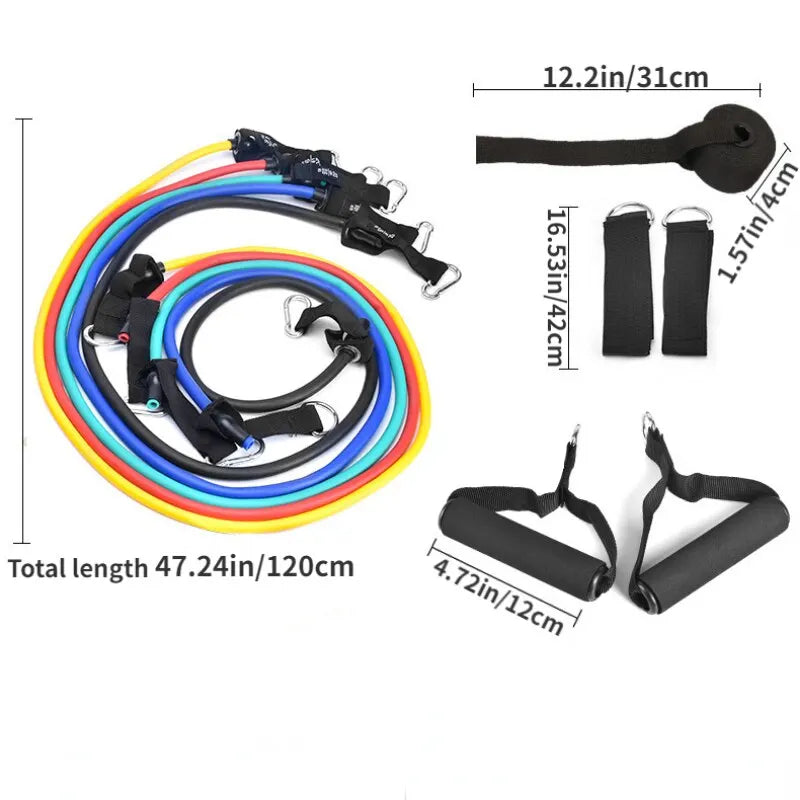 11-Piece Resistance Band Workout Set