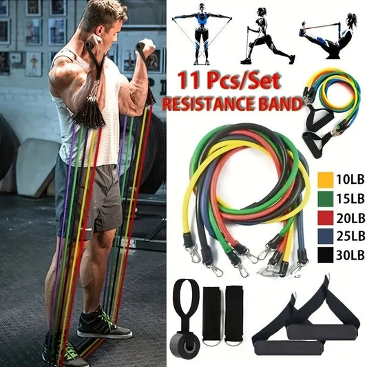 11-Piece Resistance Band Workout Set