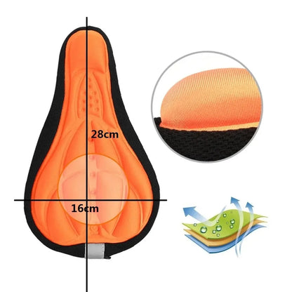 3D Gel Bike Seat Cushion Cover