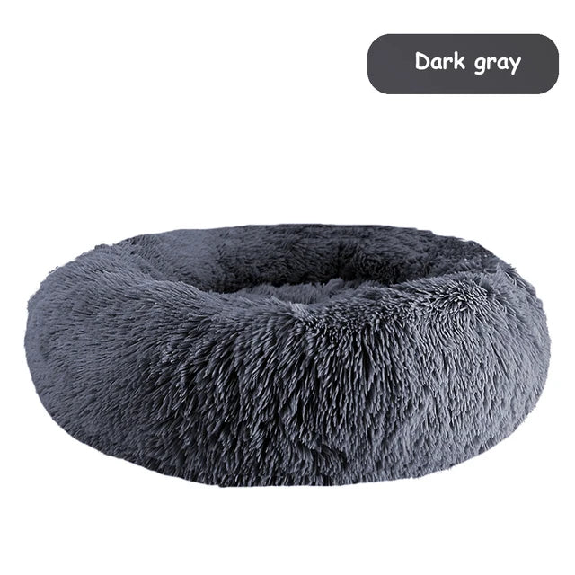 Calming Donut Bed for Dogs & Cats