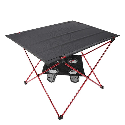 Outdoor Camping Small Folding Table, Portable Aluminum Picnic